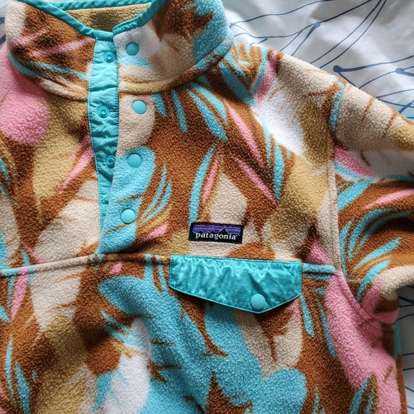Patagonia Synchilla Snap T Fleece Feather Dance - Picture 9 of 12